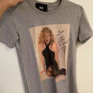 Dolce & Gabbana Kim Basinger T-Shirt Hand-signed